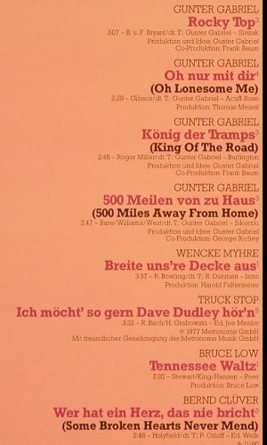 Gabriel,Gunter: Das deutsche Country Festival(V.A.), Ariola (203 778-315), D, 1981 Typ: LP Best.-Nr.: V1161 Preis: 6,00 Euro