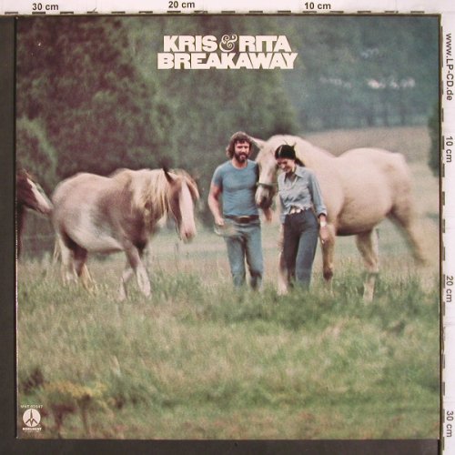 Kristofferson,Kris & Rita Coolidge: Breakaway, Monument (MNT 80547), NL, 1974 Typ: LP Best.-Nr.: V1214 Preis: 7,50 Euro