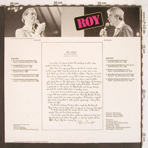 Drusky,Roy: Roy, Big R (BRA 1009), UK, 1981 Typ: LP Best.-Nr.: V144 Preis: 6,00 Euro