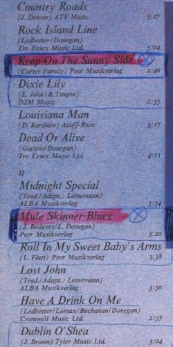 Donegan,Lonnie meets Leinemann: Country Roads, WOC, WOL, Philips (6305 288), D, 1976 Typ: LP Best.-Nr.: V1616 Preis: 7,50 Euro