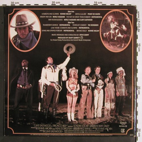Bronco Billy - Clint Eastwood's: Original Soundtrack, Foc, Elektra (ELK 52 231), D, 1980 Typ: LP Best.-Nr.: V1925 Preis: 6,00 Euro