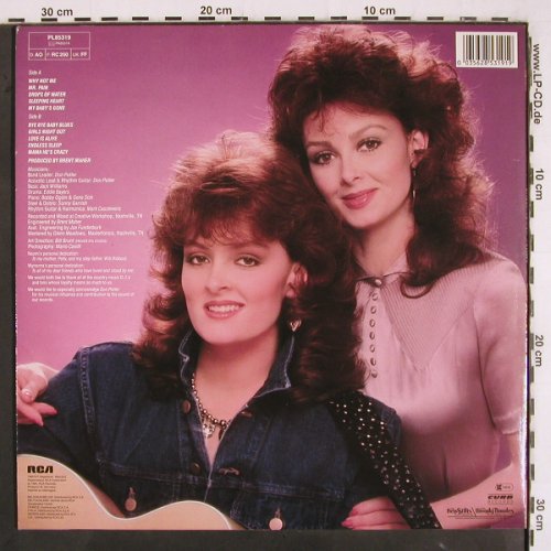 Judds: Why not me, RCA (PL85319), D, 1984 Typ: LP Best.-Nr.: V3248 Preis: 9,00 Euro