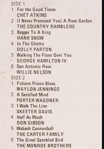 V.A.50 Years Of Country Music: Chet Atkins... Monroe Brothers, Camden(CDS 1179), UK, Ri,  - LP - V36 - 5,00 Euro