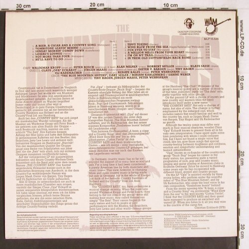 Country Bats: Same, (S-Kunstkopf-Stereophonie), WAM (MLP 15.526), D, 1975 Typ: LP Best.-Nr.: V890 Preis: 7,50 Euro