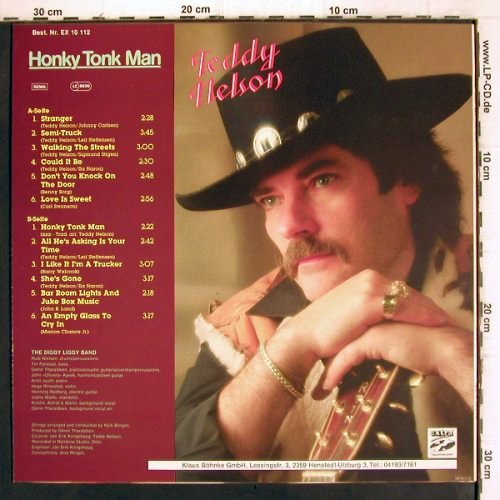 Nelson,Teddy: Honky Tonk Man, Extra Rec. (EX 10 112), D, 1987 Typ: LP Best.-Nr.: V925 Preis: 6,00 Euro