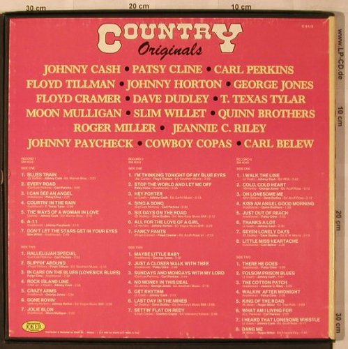 V.A.Country Originals: Johnny Cash...Roger Miller, Box, Joker(C 81/3), I, 1983 - 3LP - X2913 - 7,50 Euro