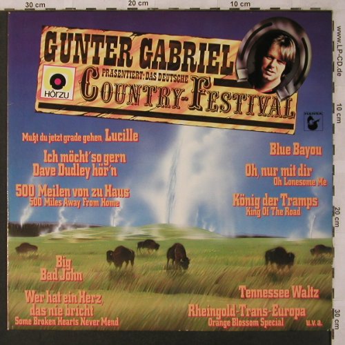 Gabriel,Gunter: Das deutsche Country Festival, Ariola(203 778-315), D, 1981 - LP - X2925 - 6,00 Euro
