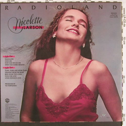 Larson,Nicolette: Radioland, vg+/m-, WB(56878), D, 1980 - LP - X3354 - 4,00 Euro