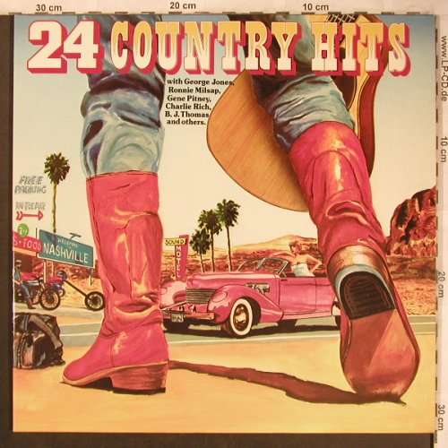 V.A.24 Country Hits (Vol.1): George Jones...Ronnie Milsap, Intercord(INT 158.605), D,24Tr.Foc, 1978 - 2LP - X4592 - 6,50 Euro