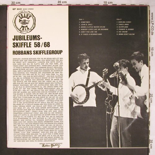 Robbans Skifflegroup: Jubileums-Skiffle 58 / 68, vg+/m-, Sonet(GP 9931), D,  - LP - X4823 - 12,50 Euro