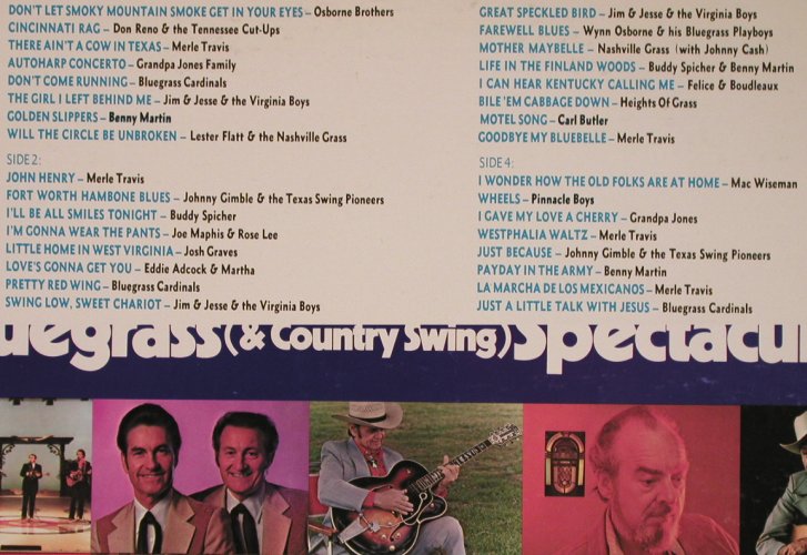 V.A.Bluegrass & Country Swing: Osbourne Brozhers..Bluegr.Cardinals, CMH(CMH-5902), US, Foc, 1980 - 2LP - X4963 - 9,00 Euro