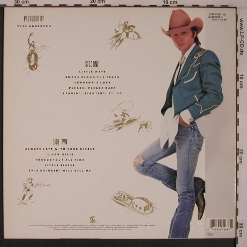 Yoakam,Dwight: Hillbilly De Luxe, Reprise(925 567), D, 1987 - LP - X6942 - 12,50 Euro