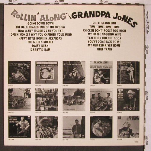 Grandpa Jones: Rolling' Along, Karussell(2345 012), D, 1971 - LP - X7025 - 12,50 Euro