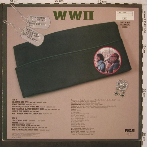 Jennings,Waylon & Willie Nelson: WW II, RCA (PL 14455), D, 1982 Typ: LP Best.-Nr.: X7325 Preis: 7,50 Euro