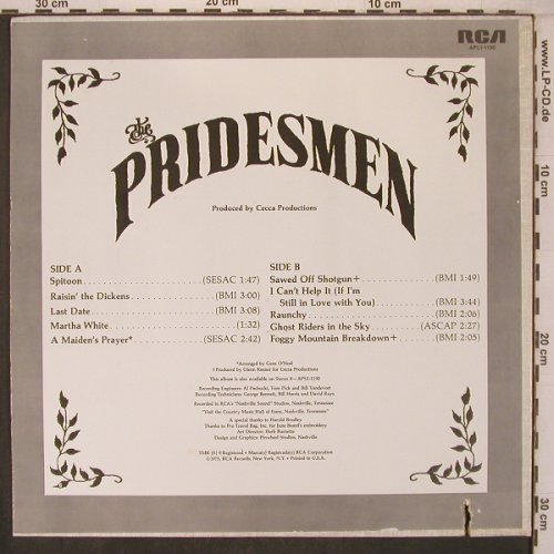 Pridesmen: Same, RCA(APL1-1190), US, CO, 1975 - LP - X7461 - 7,50 Euro