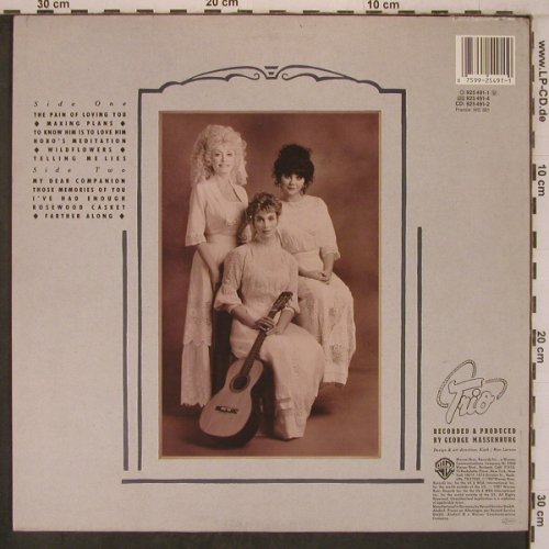 Parton/Ronstadt/Harris: Trio, m /vg+, WB (925 491-1), D, 1987 Typ: LP Best.-Nr.: X7587 Preis: 6,00 Euro