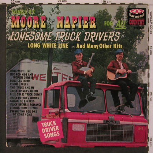 Moore & Napier: For all Lonesome Truckdriver, Karussell (2345 013), S, m-/VG+, 1971 Typ: LP Best.-Nr.: X7717 Preis: 6,00 Euro