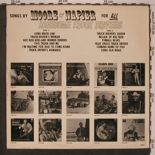 Moore & Napier: For all Lonesome Truckdriver, Karussell (2345 013), S, m-/VG+, 1971 Typ: LP Best.-Nr.: X7717 Preis: 6,00 Euro