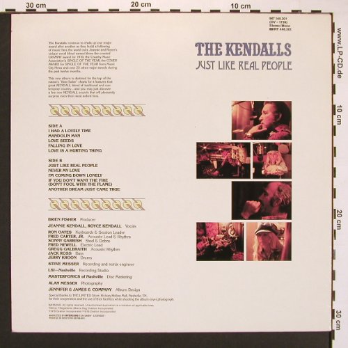 Kendalls,The: Just Like Real People, Ovation (INT 146.201), D, 1979 Typ: LP Best.-Nr.: X8294 Preis: 6,00 Euro