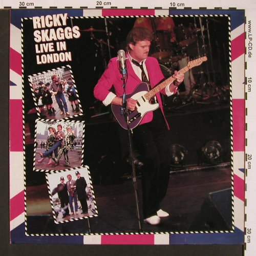 Skaggs,Ricky: Live In London, Epic(EPC 26 618), NL, 1985 - LP - X8518 - 6,00 Euro
