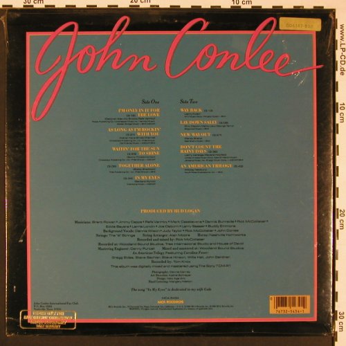 Conlee,John: In My Eyes, FS-New, MCA (MCA-5434), US, 1983 Typ: LP Best.-Nr.: X8564 Preis: 9,00 Euro