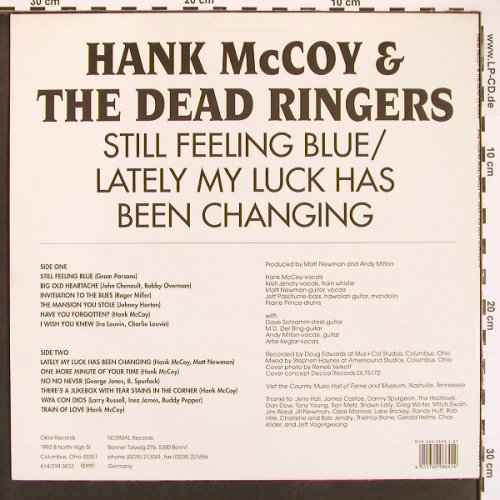 Mc Coy,Hank & The Dead Ringers: Still Feeling Blue/Lately My Luck.., Normal(OK 33014), D, 1992 - LP - X9352 - 7,50 Euro