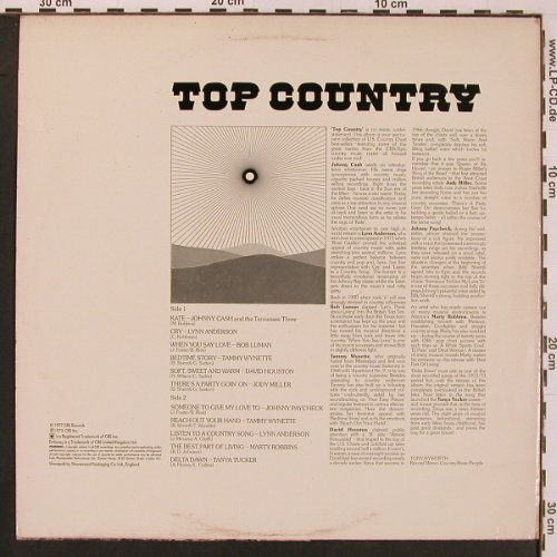 V.A.Top Country: Cash.. Tanya Tucker, 11 Tr., CBS(31 488), UK, 1977 - LP - X9893 - 5,00 Euro