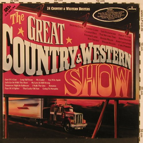 V.A.The Great Country & WesternShow: 24 Country Busters, Foc, Mercury(6686 033), D,  - 2LP - X9894 - 7,50 Euro