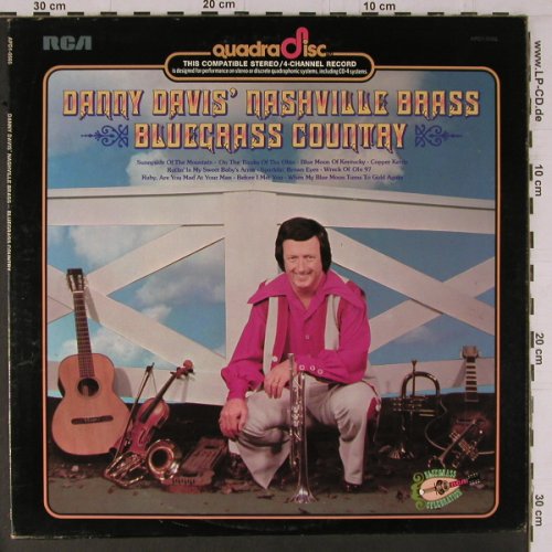 Davis,Danny & Nashville Brass: Bluegrass Country, Quadra Disc (APD1-0565), US, 1974 Typ: LP Best.-Nr.: Y1488 Preis: 7,50 Euro