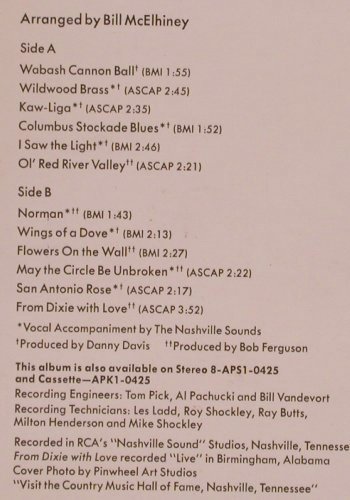 Davis,Danny & Nashville Brass: The Best Of, RCA (APL1-0425), D, 1974 Typ: LP Best.-Nr.: Y1955 Preis: 5,00 Euro