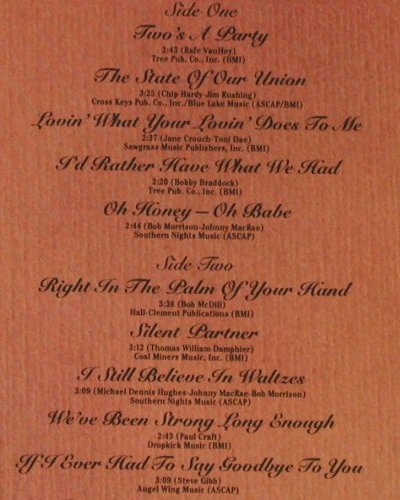Twitty,Conway & Loretta Lynn: Two's A Party, MCA(5178), US, 1981 - LP - Y1988 - 7,50 Euro