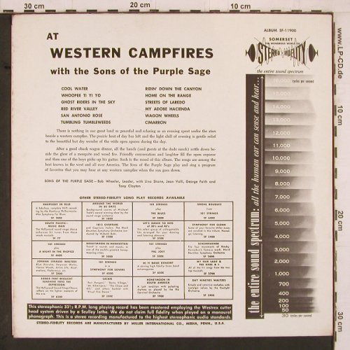 Sons Of The Purple Sage: At Western Campfires, Somerset(P-11900), US,  - LP - Y2220 - 7,50 Euro