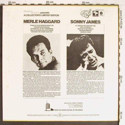 Haggard,Merle / Sonny James: Country Gold Award Album, Plaza House/Capitol (SL-6719), US Typ: LP Best.-Nr.: Y2601 Preis: 6,00 Euro