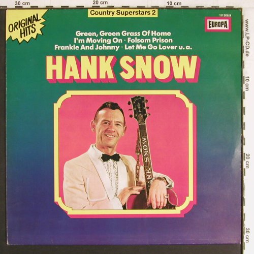 Snow,Hank: Country Superstars 2, Europa(111 308.9), D, 1982 - LP - Y2922 - 5,00 Euro