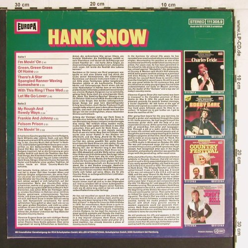 Snow,Hank: Country Superstars 2, Europa(111 308.9), D, 1982 - LP - Y2922 - 5,00 Euro