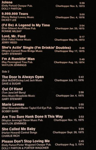 V.A.24 Original Number One Country: Hits-Dolly Parton.. Red Sovine, RCA(CL 42346), D, Foc, 1978 - 2LP - Y3985 - 7,50 Euro
