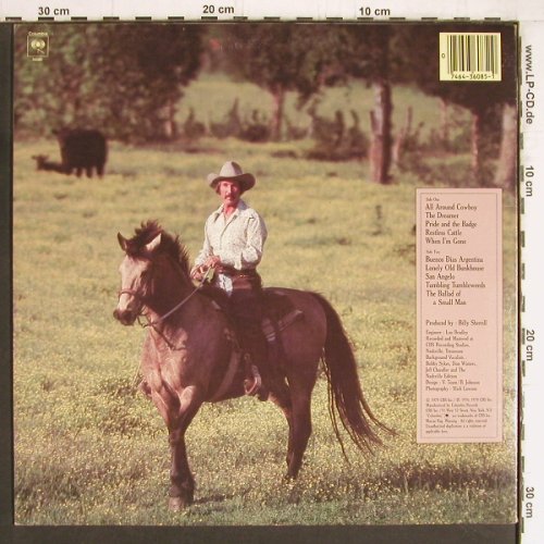 Robbins,Marty: All Around Cowboy, CBS(36085), US, 1979 - LP - Y4748 - 7,50 Euro