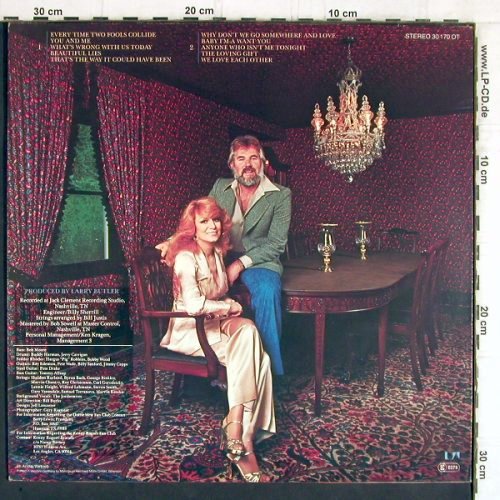 Rogers,Kenny & Dottie West: Every Time Two Fools Collide, UA(30 170 OT), D, 1978 - LP - Y5486 - 6,00 Euro