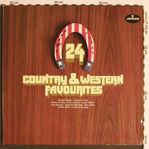 V.A.24 Country and Western Favorite: Rusty Draper...Faron Young, Foc, Mercury(9072 206), D,  - 2LP - Y6635 - 7,50 Euro
