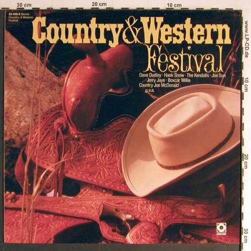 V.A.Country & Western Festival: Dave Dudley...Joe Sun, Sonocord(28 408-3), D, Ri, 1981 - LP - Y6997 - 6,00 Euro