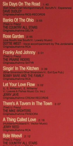 V.A.Country & Western Festival: Dave Dudley...Joe Sun, Sonocord(28 408-3), D, Ri, 1981 - LP - Y6997 - 6,00 Euro