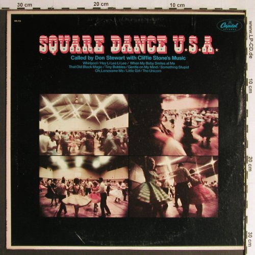 Stone's Music,Cliffie & Don Stewart: Square Dance USA, Capitol(SM-112), US,  - LP - Y7038 - 7,50 Euro