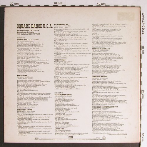 Stone's Music,Cliffie & Don Stewart: Square Dance USA, Capitol(SM-112), US,  - LP - Y7038 - 7,50 Euro