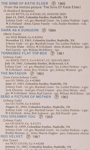 Cash,Johnny: Old Golden Throat, Bear Family/CBS (BFX 15072), D, 1981 Typ: LP Best.-Nr.: Y7493 Preis: 12,50 Euro