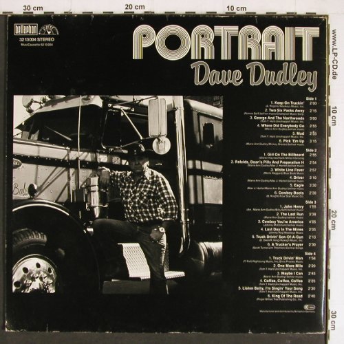 Dudley,Dave: Portrait,Foc,yellow vinyl, signiert, Bellaphon (32 13004), D Typ: 2LP Best.-Nr.: Y7506 Preis: 20,00 Euro