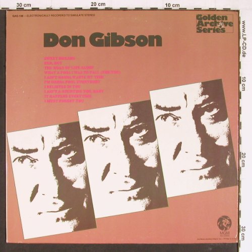 Gibson,Don: Same-Golden Archive Serie, MGM (GAS-138), US, co Typ: LP Best.-Nr.: Y7513 Preis: 6,00 Euro