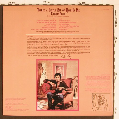 Pride,Charley: There's a little bit of Hank in me, RCA Victor (AHL1-3548), US, 1980 Typ: LP Best.-Nr.: Y7519 Preis: 6,00 Euro