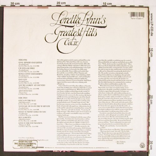 Lynn,Loretta: Greatest Hits Vol.2, vg+/m-, MCA (MCA-37205), US, 1985 Typ: LP Best.-Nr.: Y7524 Preis: 5,00 Euro