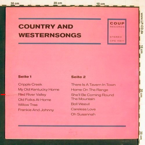 Little Ben and his Drivers: Country and Westernsongs, m-/vg+, Coup Records (CPS 15611), D, 1969 Typ: LP Best.-Nr.: Y7622 Preis: 6,00 Euro