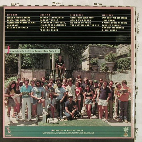Buffett,Jimmy: You Had To Be There-Live,Foc, ABC (AK 1008/2), US, 1978 Typ: 2LP Best.-Nr.: Y7676 Preis: 6,00 Euro
